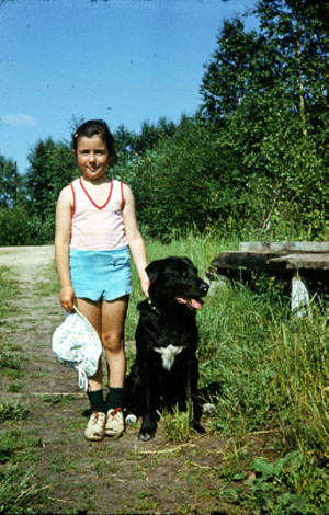 Ольга Тесленко с Зентой, 1982 г. 